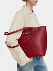 MEXX Torebka EO-MEXX-L-026-10 Czerwony. Czerwone torebki klasyczne damskie Mexx, bez wzorów, ze skóry, bez dodatków. Za 229.99 zł.
