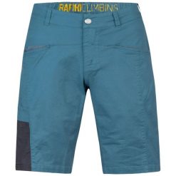 Szorty Rafiki Crux. Niebieskie szorty męskie Rafiki, bez kołnierzyka. W wyprzedaży za 353.10 zł.