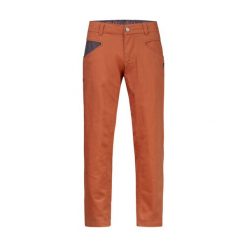 Spodnie Rafiki Rockland. Brązowe spodnie materiałowe męskie Rafiki, bez wzorów, z bawełny, eleganckie. Za 491.60 zł.