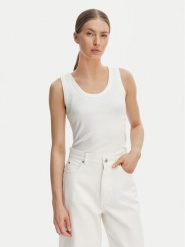 Weekend Max Mara Top Multic 2615941012 Biały Regular Fit. Białe topy damskie Weekend Max Mara, xl, bez wzorów, z bawełny, bez kołnierzyka. Za 309.99 zł.