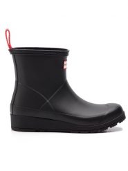 Hunter Kalosze Original Play Boot Short WFS2020RMA Czarny. Czarne kalosze damskie Hunter, bez wzorów, z kauczuku. Za 269.99 zł.