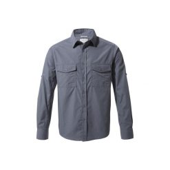 Koszula turystyczna męska Craghoppers Kiwi LS Shirt. Zielone koszule męskie CRAGHOPPERS, m, bez wzorów, bez kołnierzyka, bez ramiączek. Za 228.99 zł.