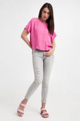 Bluzka damska EMPORIO ARMANI. Bluzki damskie Emporio Armani, bez wzorów, bez kołnierzyka, bez ramiączek. W wyprzedaży za 1,154.30 zł.