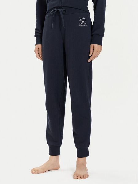 Emporio Armani Underwear Spodnie dresowe 164842 4R276 00135 Granatowy Relaxed Fit. Niebieskie spodnie dresowe damskie Emporio Armani Underwear, l, bez wzorów, z dresówki. Za 219.99 zł.