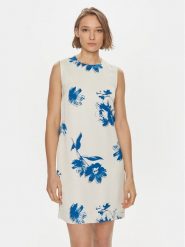 Calvin Klein Sukienka letnia K20K207038 Biały Regular Fit. Białe sukienki damskie CALVIN KLEIN, na lato, bez wzorów, z wiskozy, bez kołnierzyka, bez ramiączek. Za 569.99 zł.