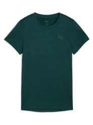 Puma Koszulka funkcyjna "Train All Day Essential" w kolorze zielonym rozmiar: S. Zielone bluzki sportowe damskie Puma, s, z materiału, bez kołnierzyka, bez ramiączek. Za 90.95 zł.