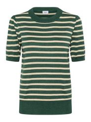 SAINT TROPEZ Koszulka dzianinowa w kolorze zielonym rozmiar: M. Zielone bluzki damskie Saint Tropez, m, bez wzorów, z dzianiny, bez kołnierzyka. Za 109.78 zł.