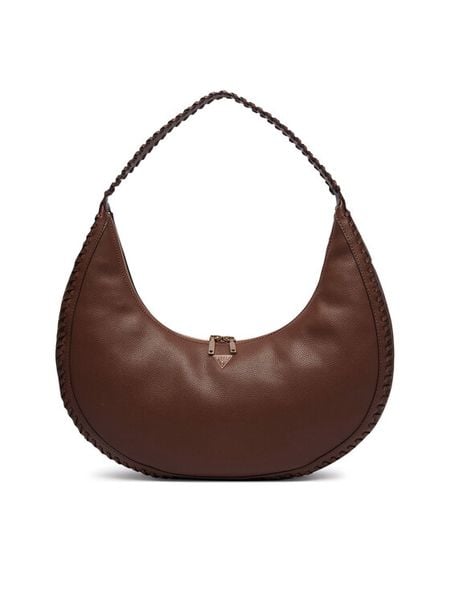 Guess Torebka Petra HWBG97 50020 Brązowy ciemny. Brązowe torebki klasyczne damskie Guess, z aplikacjami, ze skóry, bez dodatków. Za 674.99 zł.