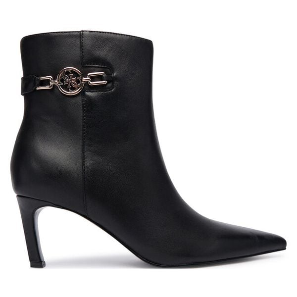 Botki Guess. Czarne botki damskie Guess, bez obcasa, na szpilce, bez zapięcia. Za 819.99 zł.