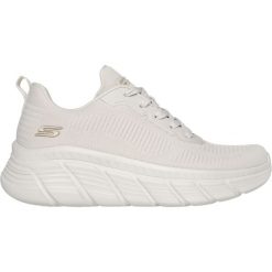 Buty damskie Skechers Bobs B Flex Hi Fly. Białe buty sportowe na co dzień damskie Skechers, bez wzorów, z gumy. Za 297.80 zł.