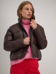 Josephine & Co Kurtka "Semmie" w kolorze brązowym rozmiar: 36. Brązowe kurtki damskie Josephine & Co, bez wzorów, bez kaptura. Za 360.45 zł.