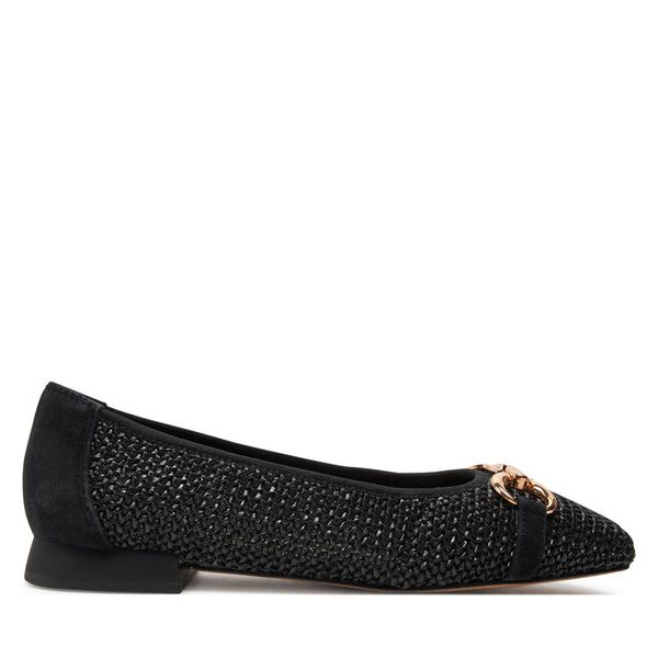 Baleriny Caprice. Czarne baleriny damskie Caprice, bez wzorów, bez obcasa. Za 189.99 zł.