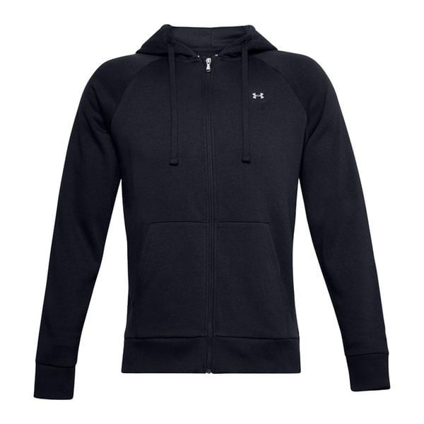 Męska Bluza Z Kapturem Rival Fleece Full Zip. Czarne bluzy z kapturem męskie Under Armour, m. Za 345.99 zł.