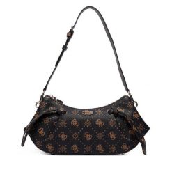 Torebka Guess. Czarne torebki klasyczne damskie Guess, z aplikacjami, bez dodatków. Za 544.99 zł.