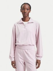Guess Bluza V6BQ08 K6302 Różowy jasny Regular Fit. Czerwone bluzy bez kaptura damskie Guess, l, z syntetyku. Za 344.99 zł.