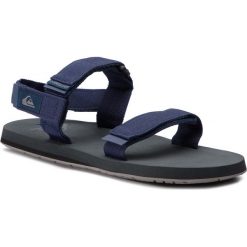 Sandały QUIKSILVER - AQYL100748 Xbsb. Niebieskie sandały męskie Quiksilver, z materiału, bez zapięcia. W wyprzedaży za 129.00 zł.