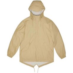 Kurtka RAINS FISHTAIL JACKET W3 Beżowy. Brązowe kurtki damskie Rains, s, bez wzorów, z syntetyku, bez kaptura. Za 274.99 zł.