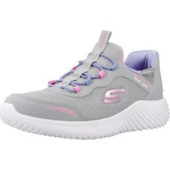 Buty SKECHERS BOUNDER - SIMPLE CUT SLIP-INS Szary. Szare obuwie do biegania damskie Skechers. Za 173.99 zł.