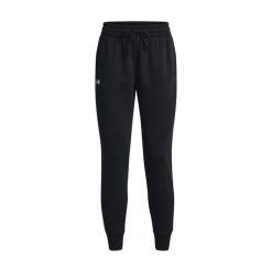 Polarowe Spodnie Joggery Under Armour Ua Rival Damskie. Czarne spodnie sportowe damskie Under Armour, m, z materiału. Za 364.00 zł.