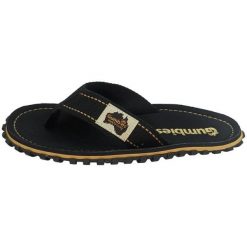 Japonki Gumbies Islander Flip-Flops Classic GU-FFISL117 czarne. Czarne klapki i japonki męskie z bawełny. Za 251.93 zł.