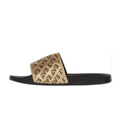 Klapki EA7 Emporio Armani Water Sports All Over. Czarne klapki i japonki męskie EA7, z materiału. Za 169.99 zł.