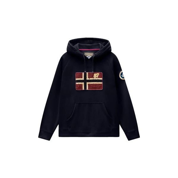 Bluza Napapijri B-Archive. Brązowe bluzy bez kaptura męskie Napapijri, l, z materiału. Za 588.50 zł.