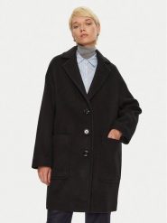 MAX&Co. Płaszcz wełniany 2426016033200 Czarny Regular Fit. Czarne płaszcze damskie MAX&Co., bez wzorów, z syntetyku. Za 1,549.00 zł.