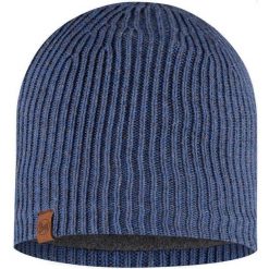 Czapka Buff Knitted & Fleece Hat. Niebieskie czapki męskie Buff, na zimę, bez wzorów, sportowe. Za 79.99 zł.