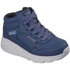Buty sportowe męskie Skechers Uno Lite Aqua Ave. Niebieskie buty sportowe na co dzień męskie Skechers, z materiału, bez zapięcia, trekkingowe. Za 390.00 zł.