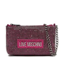 Torebka LOVE MOSCHINO. Czerwone torebki klasyczne damskie Love Moschino, bez wzorów, bez dodatków. Za 569.99 zł.