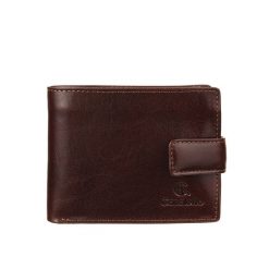 ELVIO Portfel męski skórzany brązowy Canaletto RFID. Brązowe portfele męskie bez wzorów, ze skóry. Za 219.00 zł.
