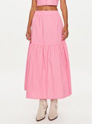 Vero Moda Spódnica trapezowa Charlotte 10303657 Różowy Regular Fit. Czerwone spódniczki damskie Vero Moda, s, bez wzorów, z bawełny, trapezowe. Za 169.99 zł.