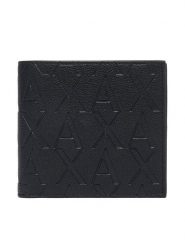 Armani Exchange Portfel XM000168 AF12133 UC001 Czarny. Czarne portfele męskie Armani Exchange, bez wzorów, ze skóry. Za 329.99 zł.