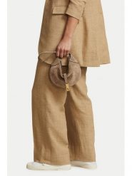 Polo Ralph Lauren Torebka 428922880001 Beżowy. Brązowe torebki klasyczne damskie Polo Ralph Lauren, bez wzorów, ze skóry, bez dodatków. Za 2,199.00 zł.