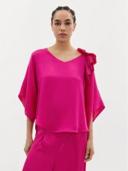 Joseph Ribkoff Bluzka 241767 Różowy Relaxed Fit. Czerwone bluzki damskie Joseph Ribkoff, bez wzorów, z syntetyku, bez ramiączek. Za 869.99 zł.