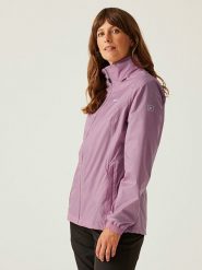 Regatta Kurtka przeciwdeszczowa "Corinne IV" w kolorze fioletowym rozmiar: 46. Różowe kurtki damskie Regatta, m, bez kaptura. Za 105.38 zł.