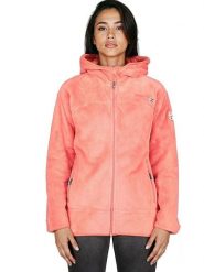 ANAPURNA Kurtka polarowa "Uternel" w kolorze łososiowym rozmiar: L. Pomarańczowe kurtki damskie ANAPURNA, l, bez wzorów, z polaru, bez kaptura. Za 82.99 zł.