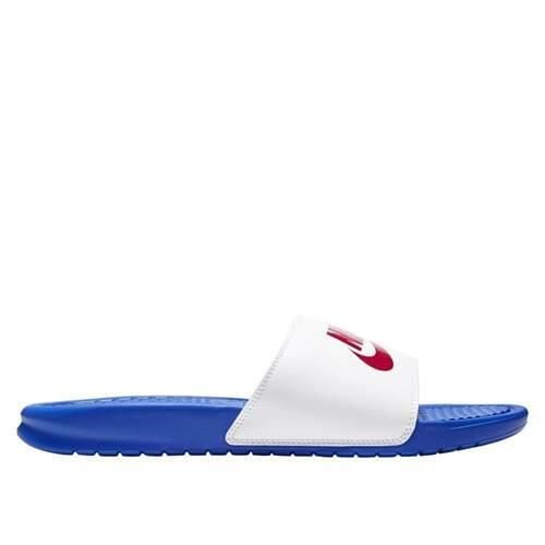Klapki męskie Nike Benassi Jdi. Białe klapki i japonki męskie Nike, z materiału. Za 203.00 zł.