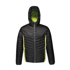 Kurtka Ocieplana Męska Lake Placid. Czarne kurtki męskie Regatta, m, bez wzorów, z puchu, sportowe, bez kaptura. Za 183.99 zł.