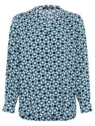 Olsen Bluzka w kolorze turkusowym rozmiar: 40. Niebieskie bluzki damskie Olsen, bez wzorów, z wiskozy, bez kołnierzyka, bez ramiączek. Za 91.56 zł.