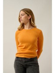 AUTHENTIC CASHMERE Kaszmirowy sweter "Ivy" w kolorze pomarańczowym rozmiar: XXL. Pomarańczowe swetry klasyczne damskie AUTHENTIC CASHMERE, xxl, z kaszmiru, bez kołnierzyka. Za 434.99 zł.
