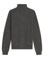 AUTHENTIC CASHMERE Kaszmirowy sweter w kolorze antracytowym rozmiar: XL. Czarne golfy damskie AUTHENTIC CASHMERE, xl, bez wzorów, z kaszmiru, bez ramiączek. Za 456.87 zł.