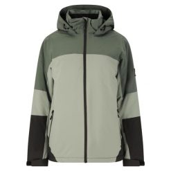Kurtka narciarska damska Whistler Monteca W-PRO 10000. Zielone kurtki narciarskie i snowboardowe damskie WHISTLER, bez wzorów, bez kaptura, narciarskie. Za 399.99 zł.