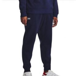 Spodnie sportowe męskie Under Armour 1379774410. Białe spodnie dresowe męskie Under Armour, bez wzorów, z dresówki. Za 322.99 zł.