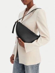 GINO ROSSI Torebka EO-LA321-1086 Czarny. Czarne torebki klasyczne damskie Gino Rossi, bez wzorów, ze skóry, bez dodatków. Za 187.99 zł.