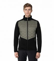 Męska kurtka hybrydowa Aulp CHAUN. Szare kurtki outdoor męskie Aulp, m, bez wzorów, z elastanu, z kapturem. Za 339.99 zł.