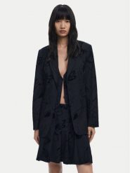 Desigual Marynarka Flockarty 25WWEW19 Czarny Regular Fit. Czarne marynarki i żakiety damskie Desigual, xl, bez wzorów, z syntetyku. Za 459.99 zł.