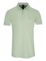 Hugo Boss Fashion Koszulka polo w kolorze jasnozielonym rozmiar: S. Zielone koszulki polo męskie Hugo Boss Fashion, s, bez wzorów, z bawełny, bez ramiączek. Za 258.52 zł.