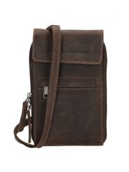 HIDE & STITCHES Skórzana torebka w kolorze brązowym na telefon - 10 x 17 x 1,5 cm rozmiar: onesize. Brązowe torebki klasyczne damskie HIDE & STITCHES, bez wzorów, z materiału, bez dodatków. Za 86.99 zł.