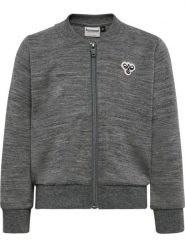 Zippowana bluza dla niemowląt Hummel Bee. Szare bluzy i bluzki niemowlęce HUMMEL, bez wzorów, z bawełny, bez ramiączek, długie, bez kaptura. Za 244.20 zł.